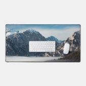 Mer de brouillard et montagnes enneigées (Clavier et souris)