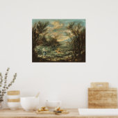 Mer de Galilée - A. Magnasco Poster des Beaux-Arts (Cuisine)