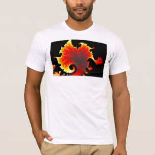 Mer de lave - T-shirt fractal