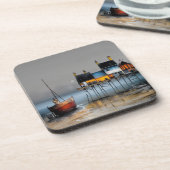 Mer de Whimsical - dessous de verre en plastique d (Côté gauche)