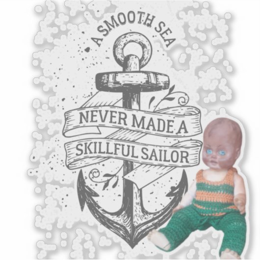 Mer lisse - Bobbies qualifiés - autocollant (Devant)