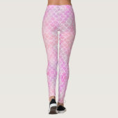 Mer Mama Sirène Motif Leggings (Dos)