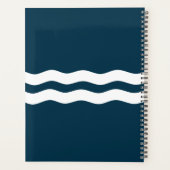 Mer minimaliste Vagues Côtière Nautique (Dos)