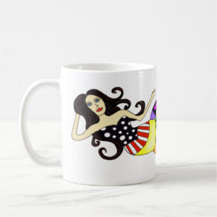 Mer-Mok kleurrijke zeemeermin Koffiemok
