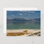 Mer Morte, Carte postale de vacances Israël (Devant / Derrière)