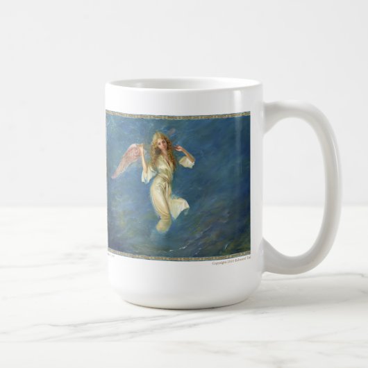 "Mer tasse de café en céramique blanche d'amour" (Droite)