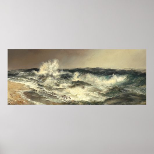 Mer très retentissante - Thomas Moran Poster d'art (Devant)