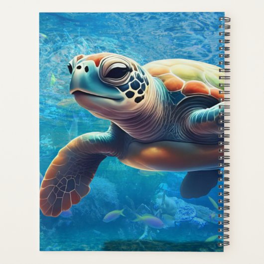 Mer Turtle Mindfulness Planner pour le calme et la (Dos)