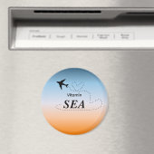 Mer vitaminée couleur été orange Magnet (In Situ (Lave-vaisselle))