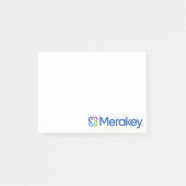 Merakey Logo 4x3" Post-it Notes (Voorkant)