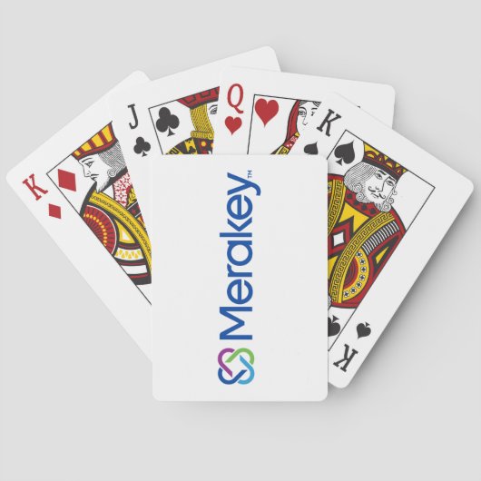 Merakey Logo Standard-speelkaarten Pokerkaarten (Achterkant)