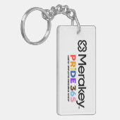 Merakey PRIDE Rectangle Sleutelhanger (Voorkant Links)