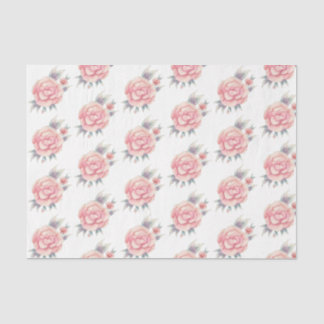 Meraki Pink Floral Series Design 5 Tissuepapier