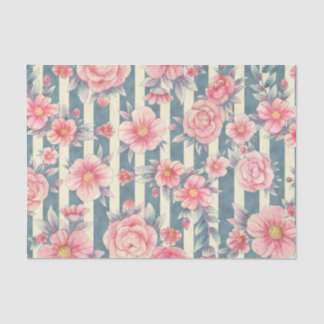 Meraki Roze Bloem Serie Ontwerp 10 Tissuepapier