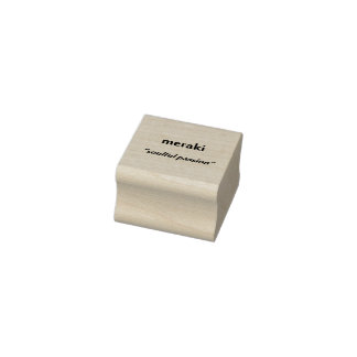 "Meraki" Rubberen stempel