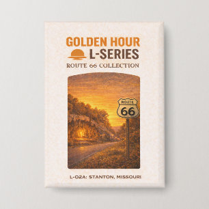 Meramec Caverns Route 66 Gouden Uur Missouri Button
