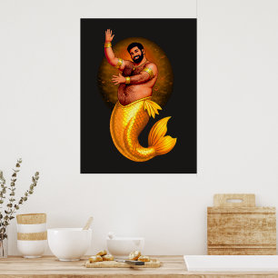Merbear Lagoon - Rashid Al-Bahr Poster