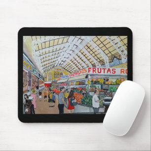 Mercado Central de Valencia Schilderij door Alfred Muismat