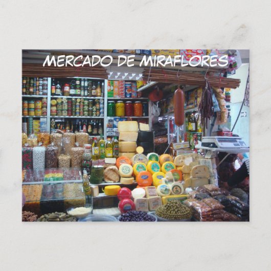 Mercado de Miraflores Briefkaart (Voorkant)