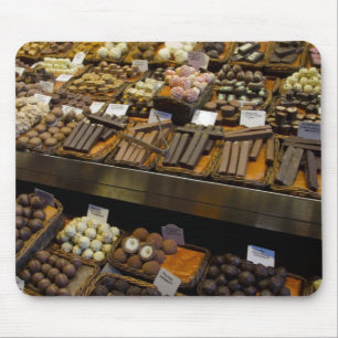 Mercat de Sant Josep, gevarieerde chocolade snoepj Muismat
