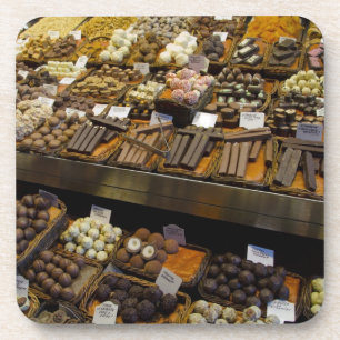 Mercat de Sant Josep, gevarieerde chocoladesnoepje Bier Onderzetter