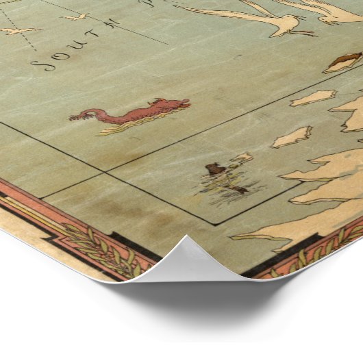 Mercator Map of the World Poster (Hoek)