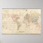 Mercator Map of the World Poster (Voorkant)