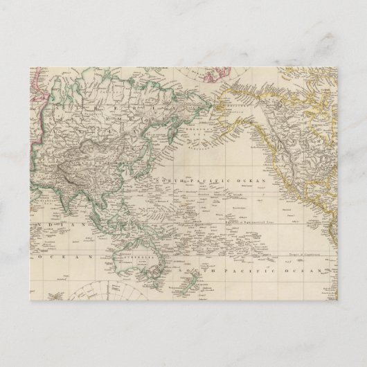 Mercators Projectie van de wereld Briefkaart (Voorkant)