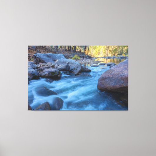 Merced in de herfst canvas afdruk (Voorkant)