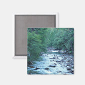 Merced River by Happy Isles, Yosemite, CA Magneet (Voorkant / Achterkant)