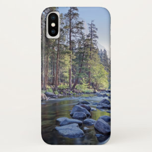 Merced River Yosemite National Park bij zonsopga iPhone X Hoesje