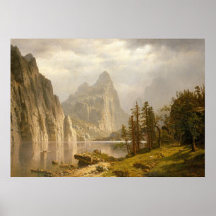 Merced River, Yosemite Valley 1866 - Affiche