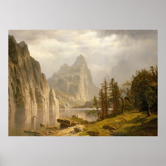 Merced River, Yosemite Valley 1866 - Poster (Voorkant)