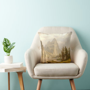 Merced River-Yosemite Valley, Albert Bierstadt Kussen