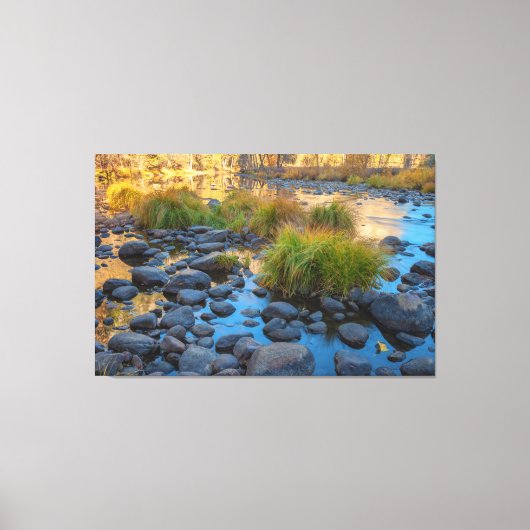 Merced Riverbed Canvas Afdruk (Voorkant)