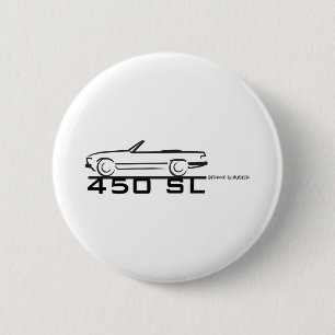 Mercedes 450SL Ronde Button 5,7 Cm