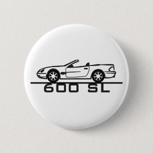 Mercedes 600 SL Type 230 Ronde Button 5,7 Cm