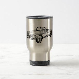Mercedes Benz 280 SL Converteerbare Car Illustrati Reisbeker