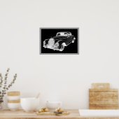 Mercedes Benz 300 Luxury Art Poster (Keuken)