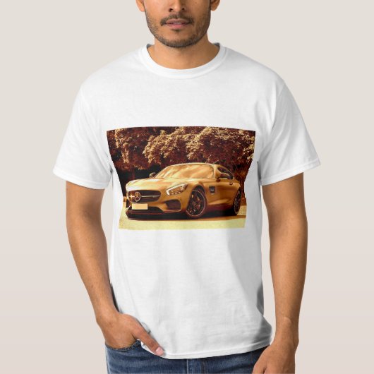 mercedes benz autocar homme t-shirt (Devant)