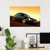 Mercedes Benz E55 Poster (Thuiskantoor)