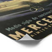 Mercedes-Benz Oldtimer  Poster (Hoek)
