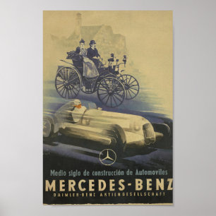 Mercedes-Benz Oldtimer Poster
