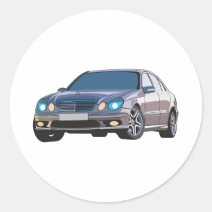 Mercedes Benz Ronde Sticker