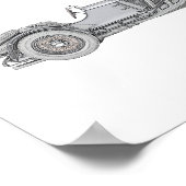 Mercedes-Benz SSK 1928 Poster (Hoek)