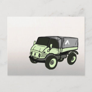 Mercedes Benz Unimog BRIEFKAART