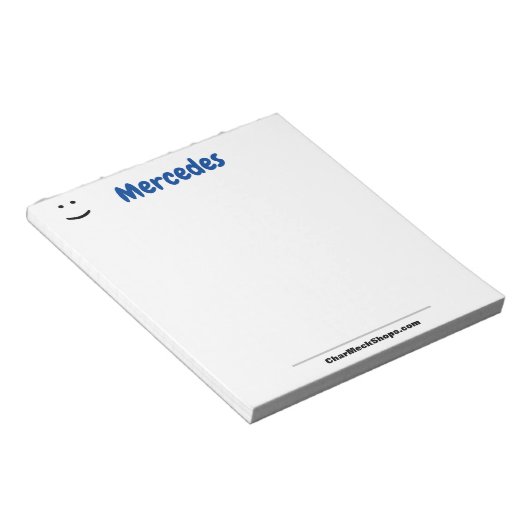 Mercedes - Bloc-notes amusant (Incliné)