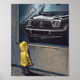 mercedes droomauto poster