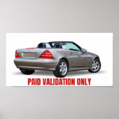 Mercedes Luxury Poster (Voorkant)