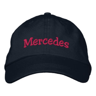 Mercedes Name Embroin Baseball Pet